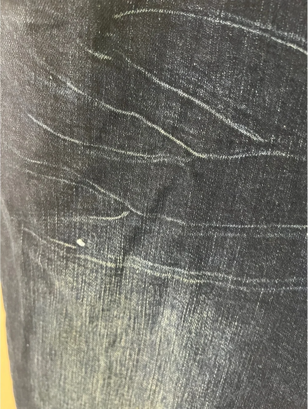 Valabasas Jeans Men's 40 Dark Wash Distressed Paint Splatter Skinny Button Fly